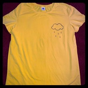 YELLOW RAIN CLOUD TEE